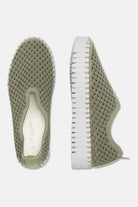 Instappers Platform TULIP3373W witte zool | Army | Shoes | Ilse Jacobsen