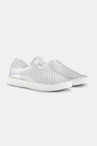 Instappers TULIP3576W witte zool | Silver | Shoes | Ilse Jacobsen