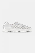 Instappers TULIP3576W witte zool | Silver | Shoes | Ilse Jacobsen