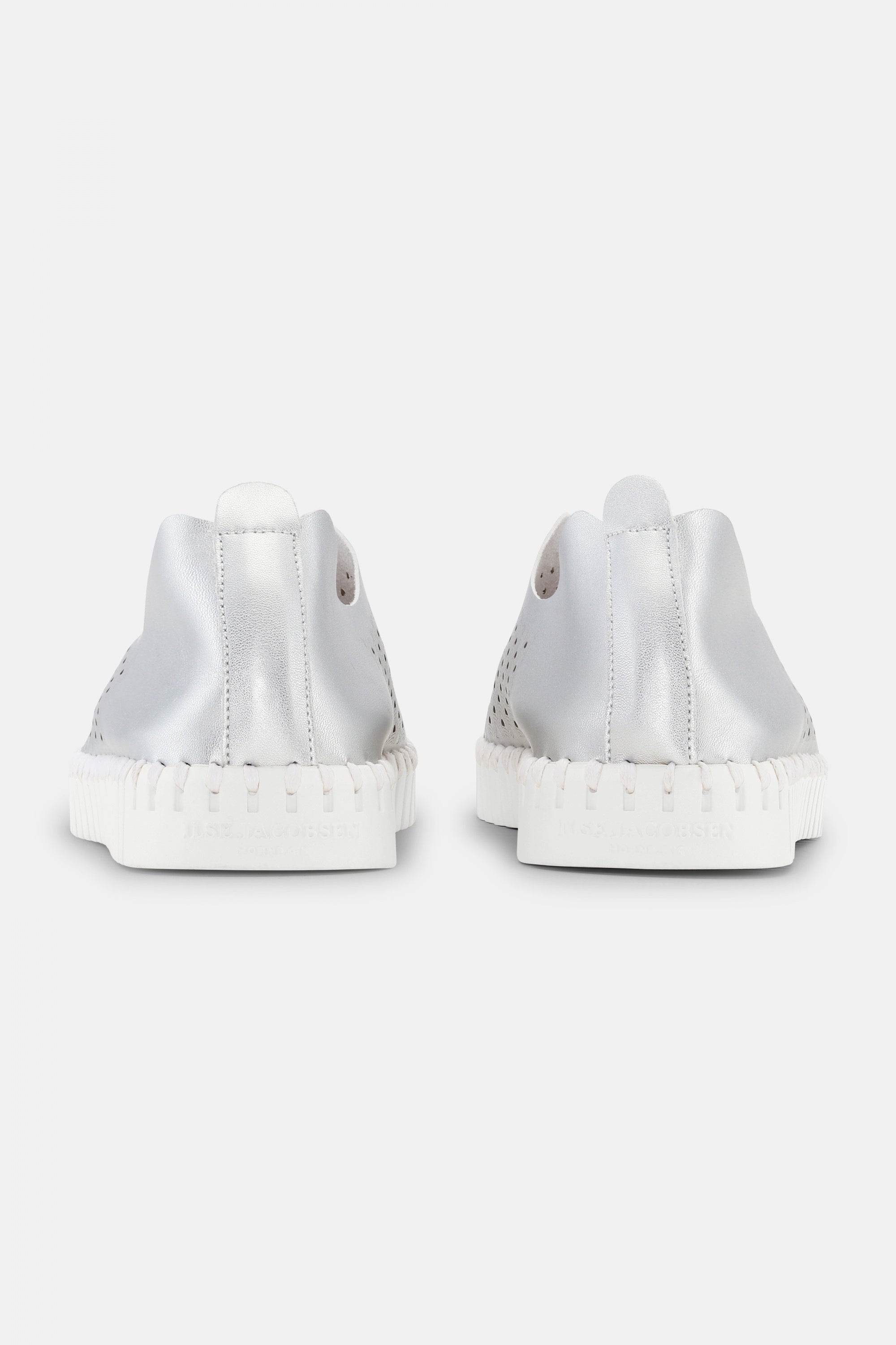 Instappers TULIP3576W witte zool - 710 Silver | Silver | Shoes | Ilse Jacobsen