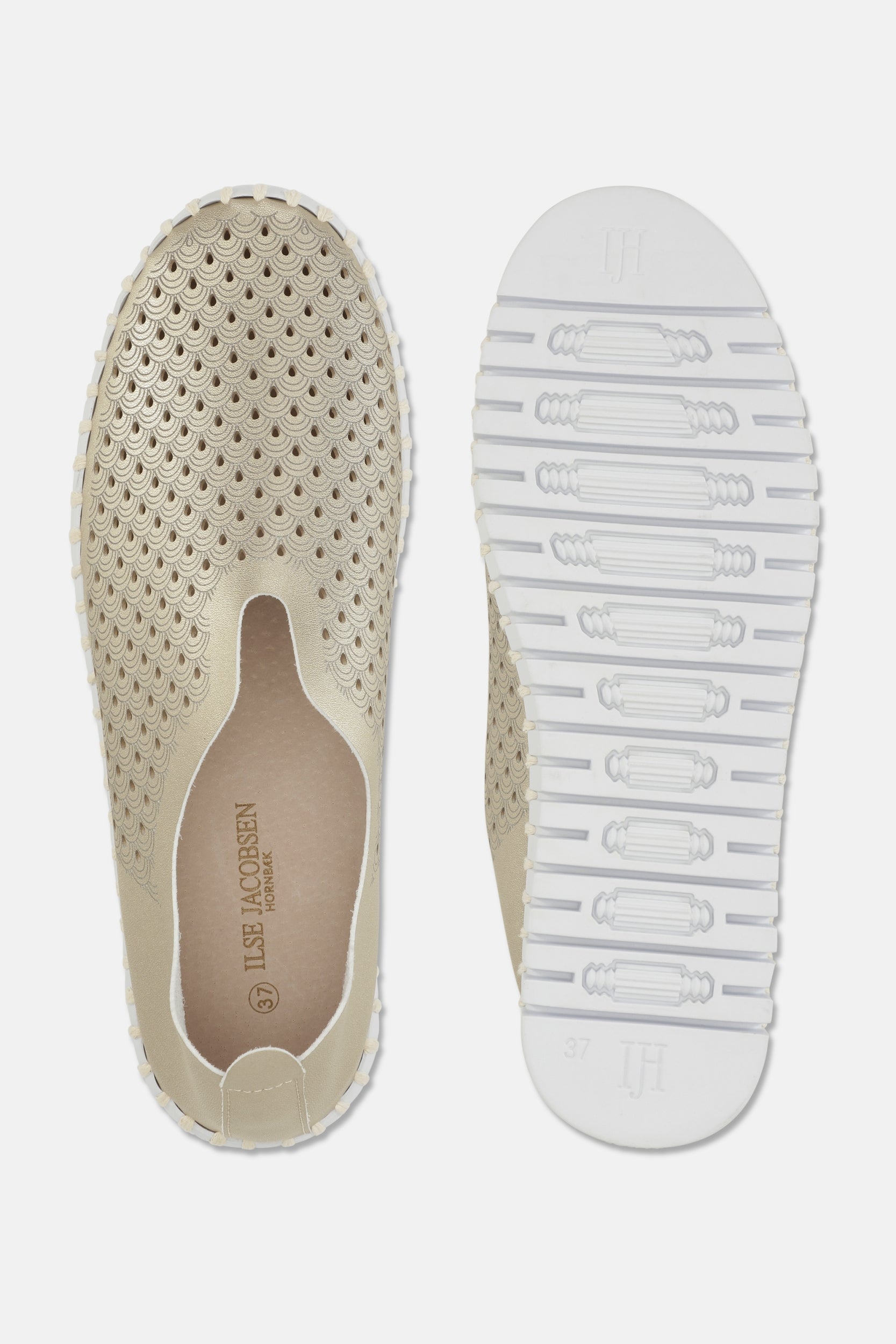Instappers TULIP3576 - 780 Platin Metallic | Platin | Shoes | Ilse Jacobsen
