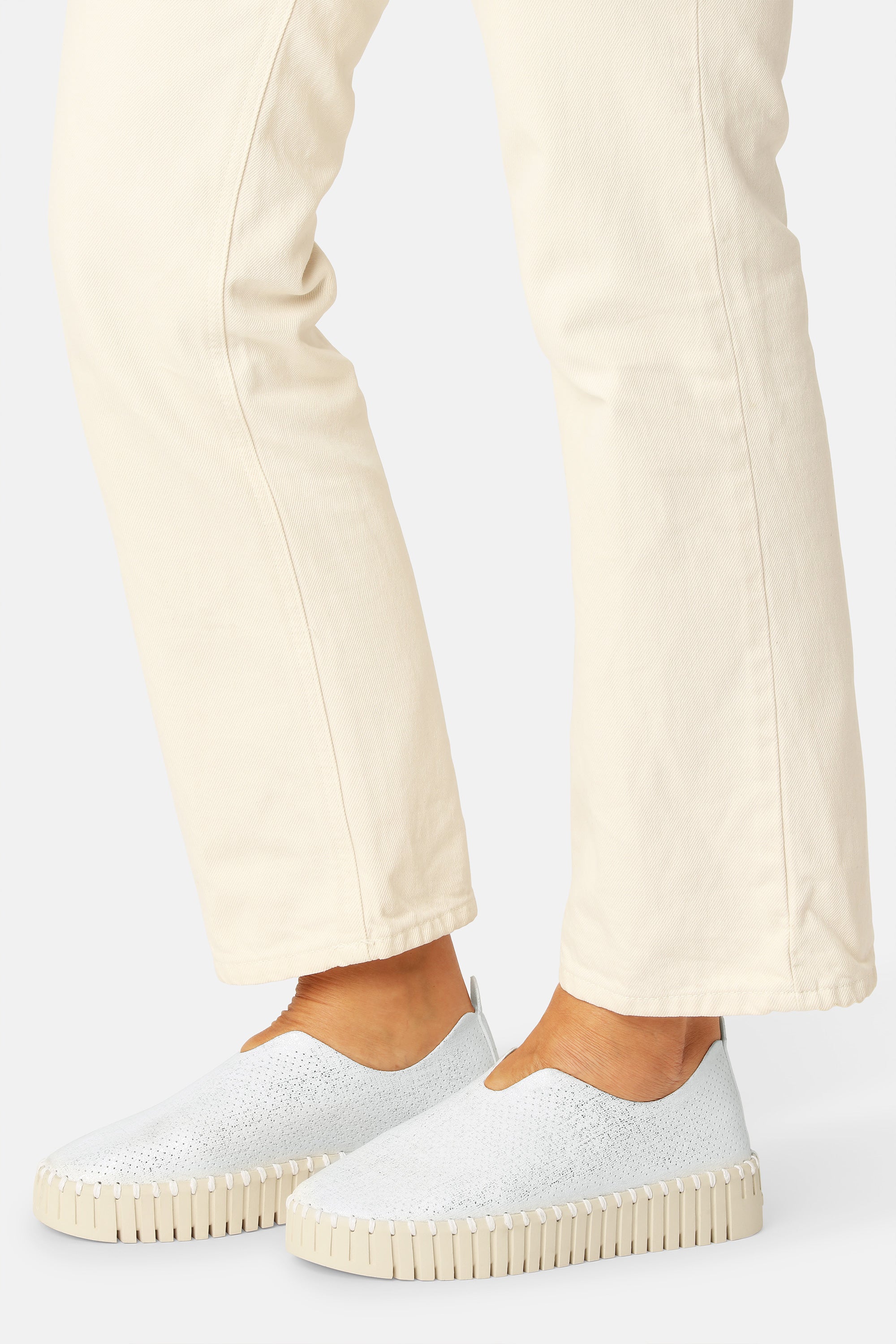 Platform Instappers TULIP3577 | White Pearled Ivory | Shoes | Ilse Jacobsen