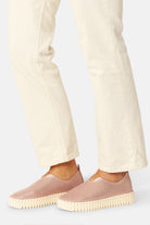 Platform Instappers TULIP3577 | Adobe Rose Pearled Ivory | Shoes | Ilse Jacobsen