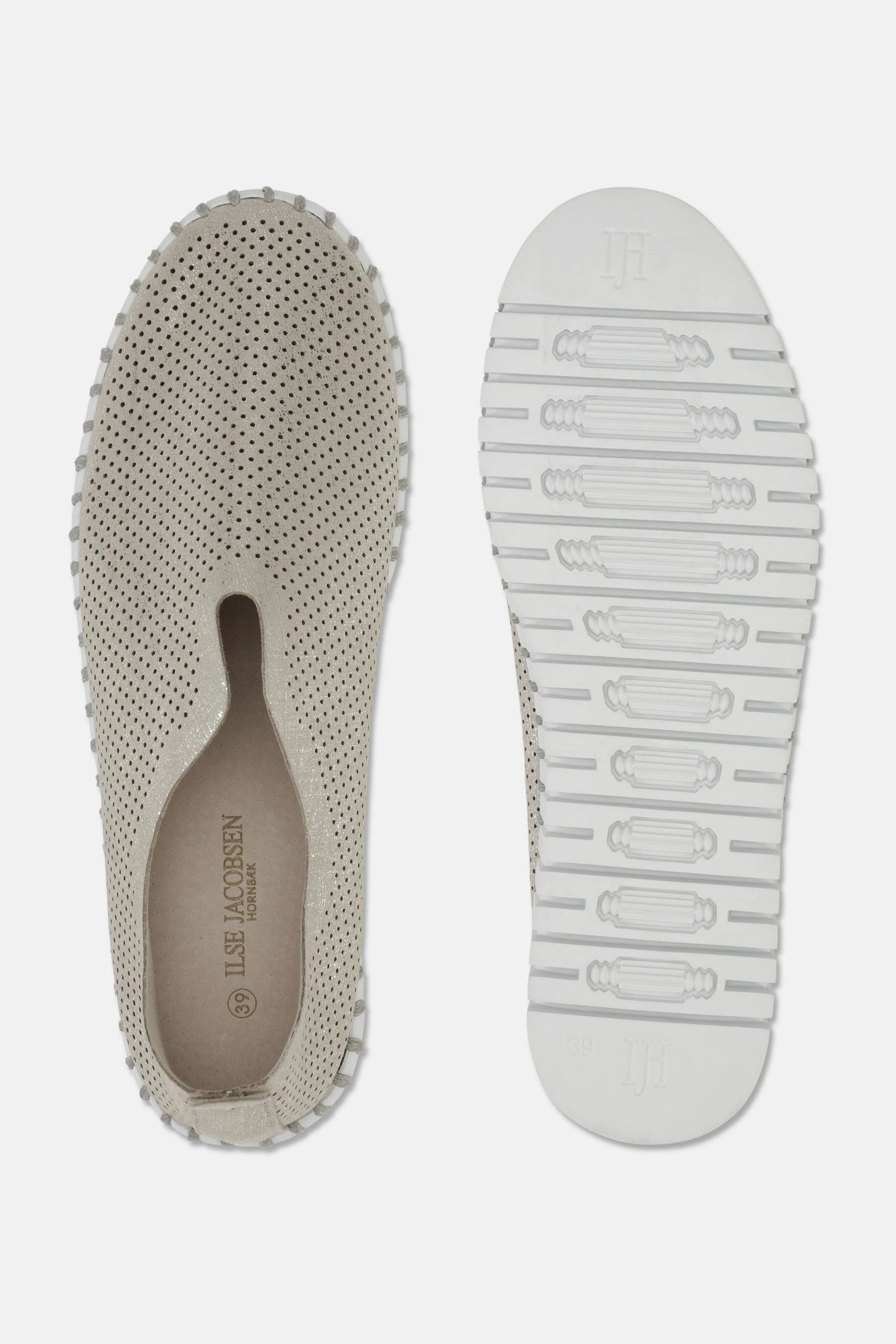 Instappers TULIP3577 - 710100 Silver White | Silver White | Shoes | Ilse Jacobsen