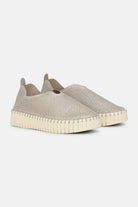 Platform Instappers TULIP3577 | Silver Pearled Ivory | Shoes | Ilse Jacobsen