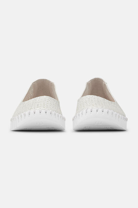 Tulip Ballerina TULIP3578 - 100100 White White | White White | Shoes | Ilse Jacobsen