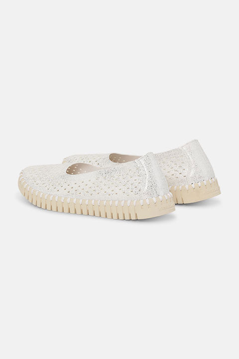 Tulip Ballerina TULIP3578 | White Pearled Ivory | Shoes | Ilse Jacobsen