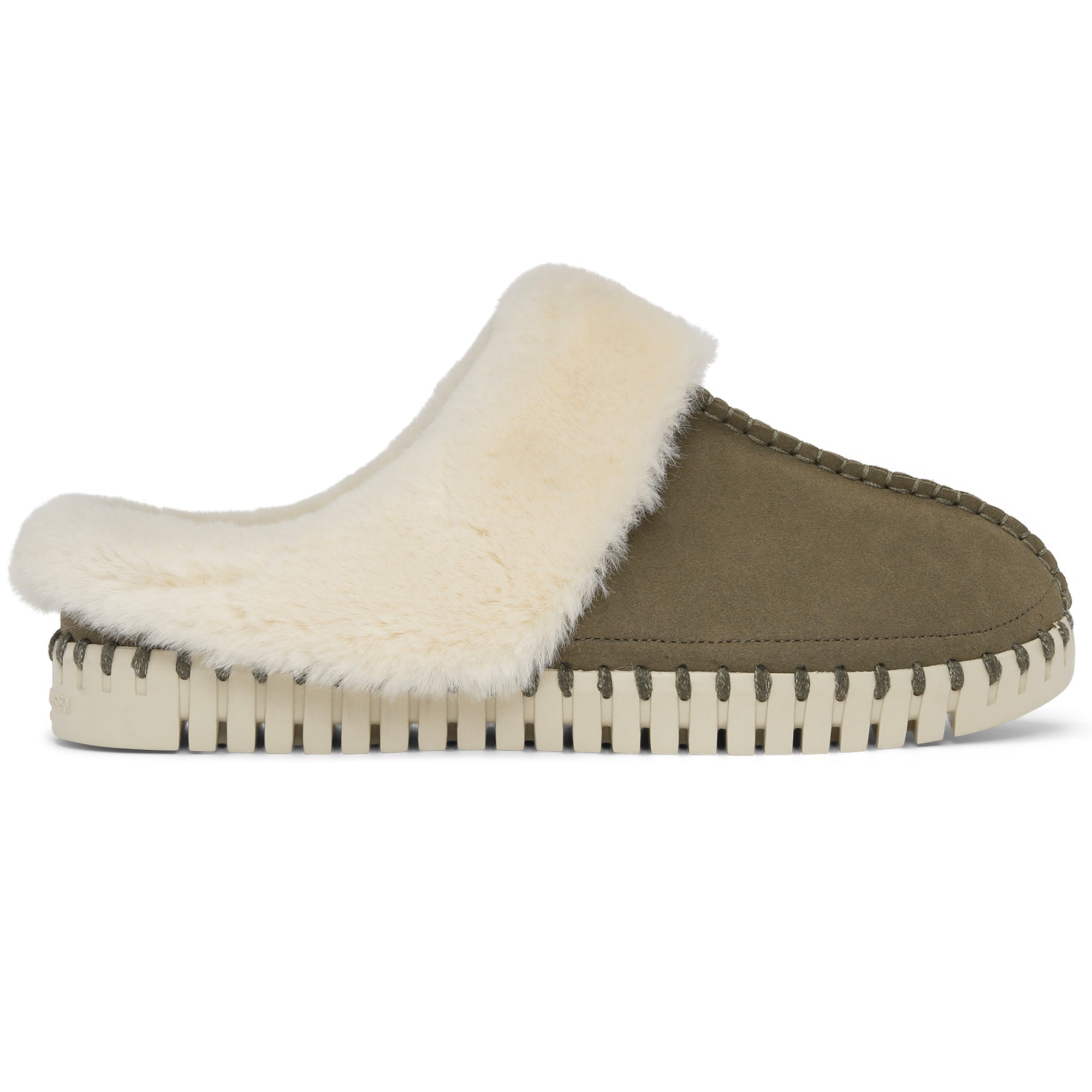 Pantoffels TULIP3871 - 465 Deep Olive | Deep Olive | Home Shoes | Ilse Jacobsen