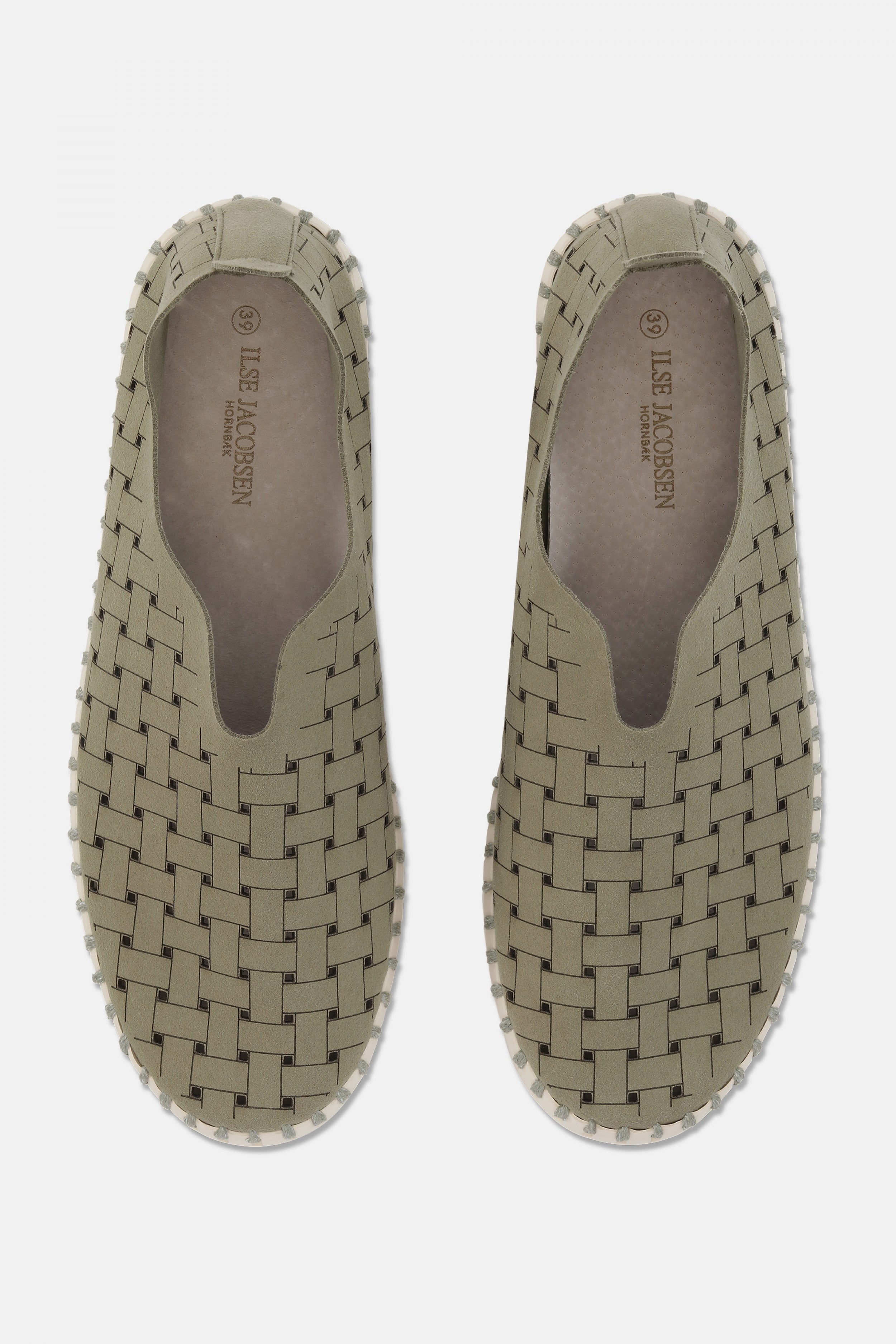 Instappers TULIP4030W witte zool | Army | Shoes | Ilse Jacobsen