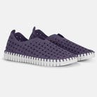 Instappers TULIP4030W witte zool | Navy | Shoes | Ilse Jacobsen