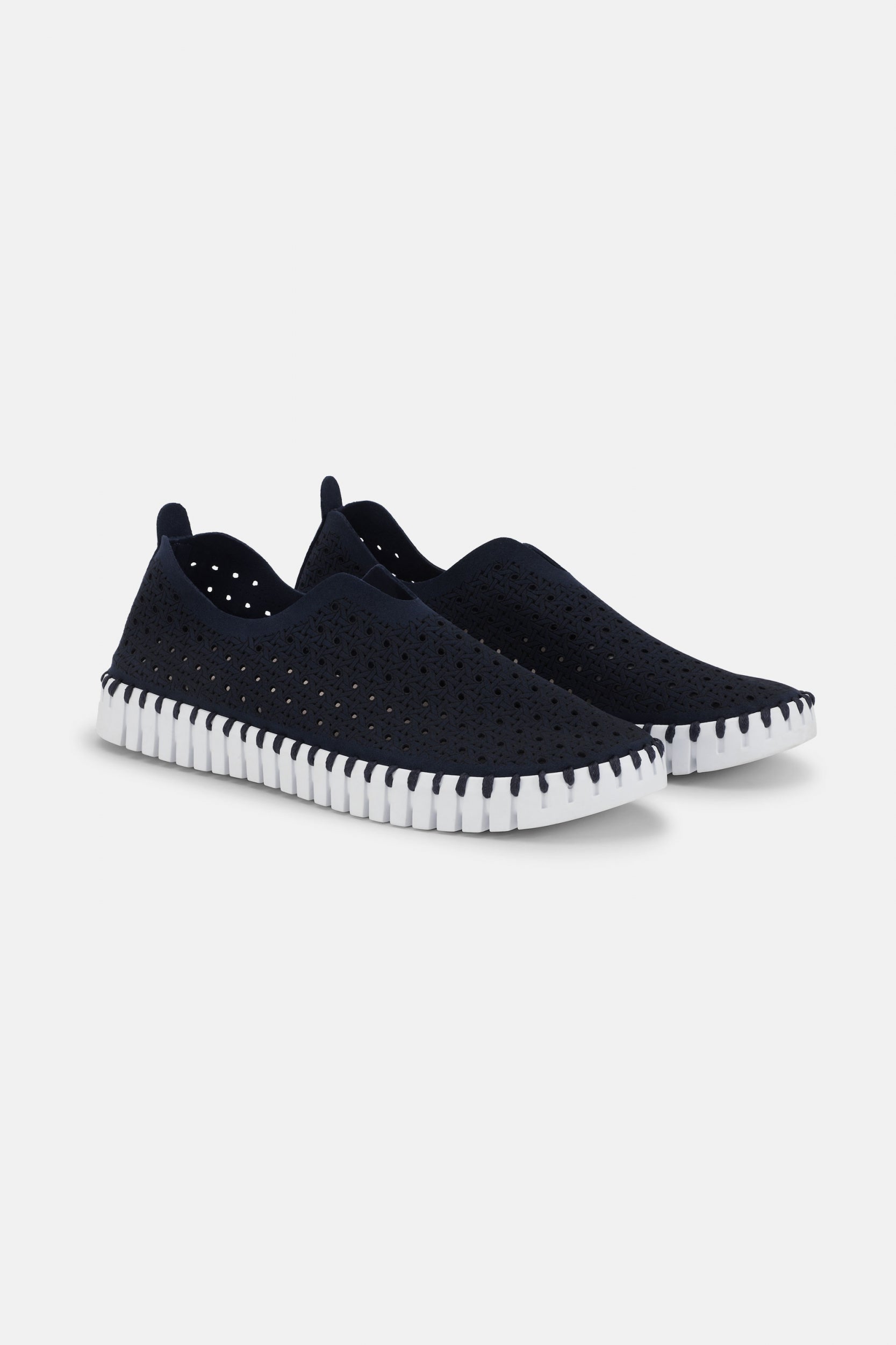 Instappers TULIP4031 - 660100 Dark Indigo White | Dark Indigo White | Shoes | Ilse Jacobsen