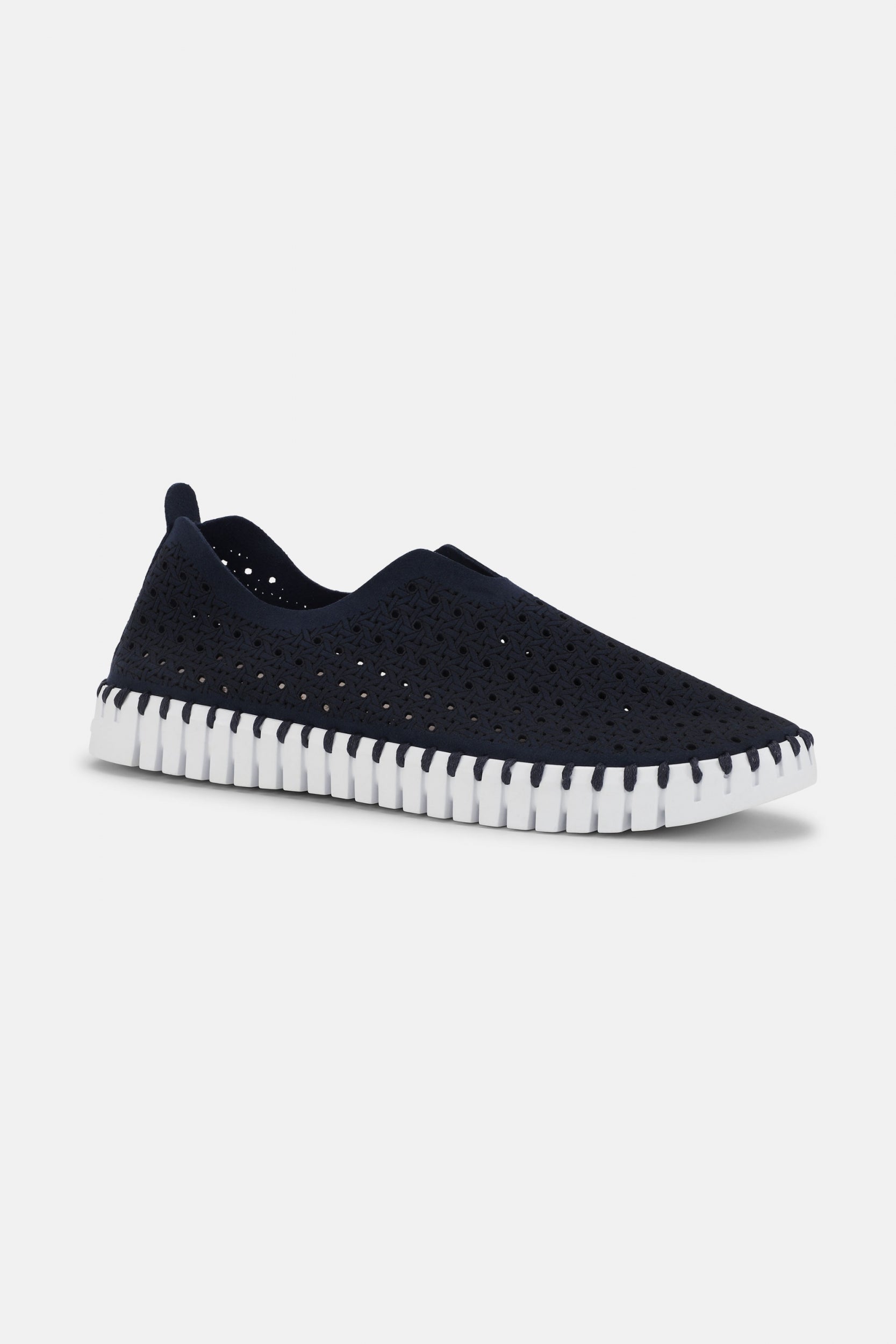 Instappers TULIP4031 - 660100 Dark Indigo White | Dark Indigo White | Shoes | Ilse Jacobsen
