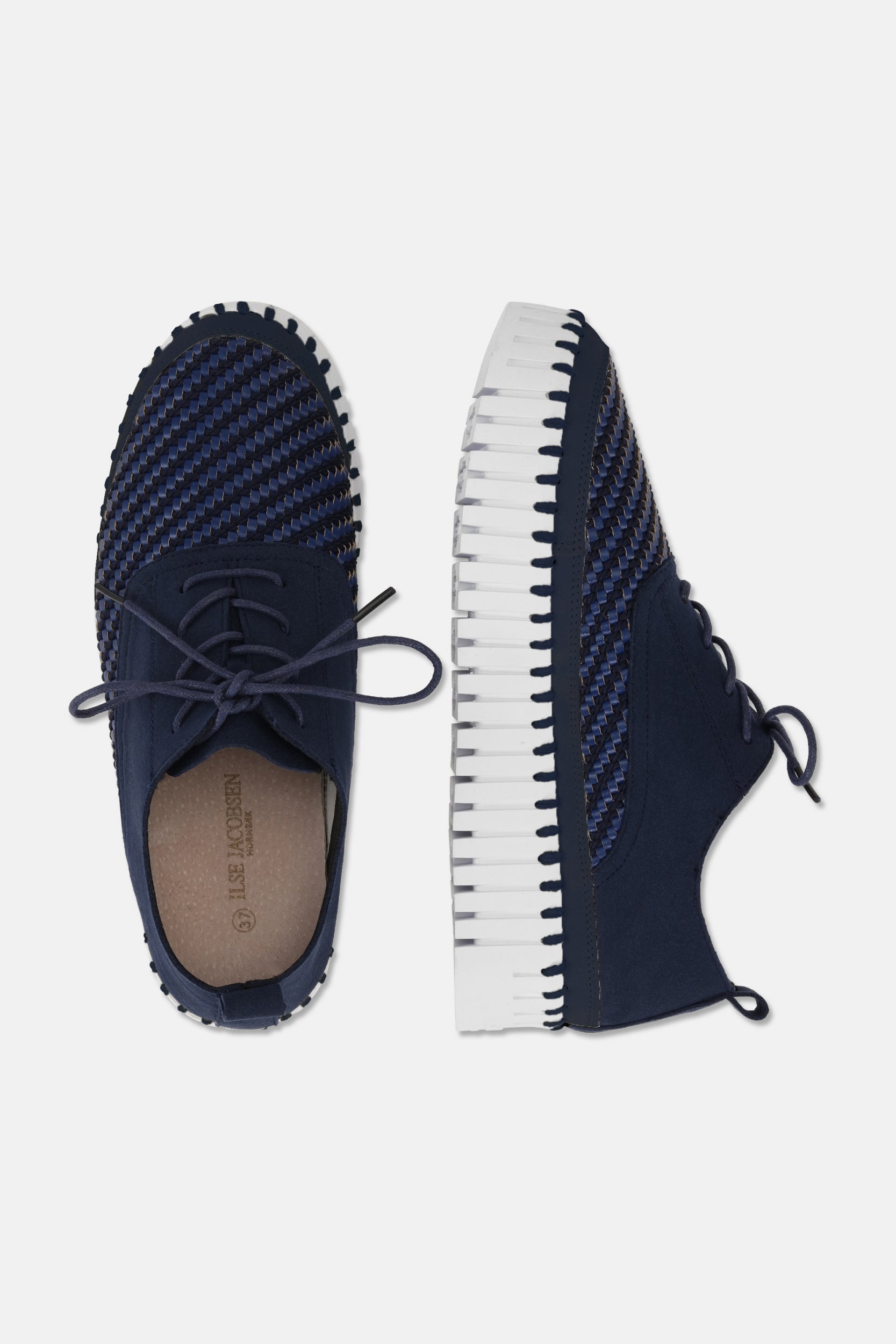 Sneakers TULIP4094 - 660100 Dark Indigo White | Dark Indigo White | Shoes | Ilse Jacobsen