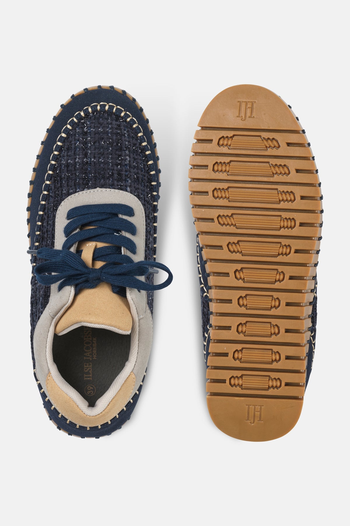 Tulip sneaker TULIP4500 | Dark Indigo Mocca | Shoes | Ilse Jacobsen