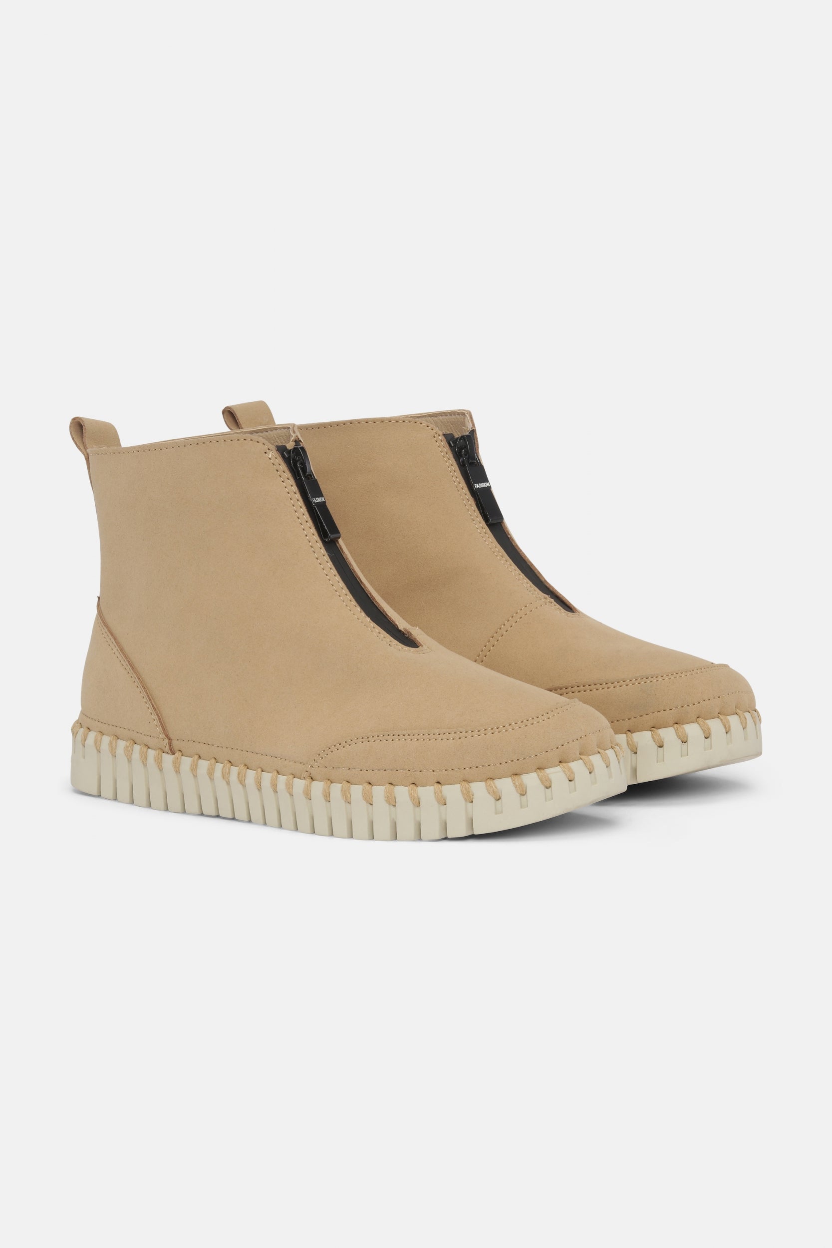 Enkellaarzen TULIP6071 - 110 Latte | Latte | Boots | Ilse Jacobsen