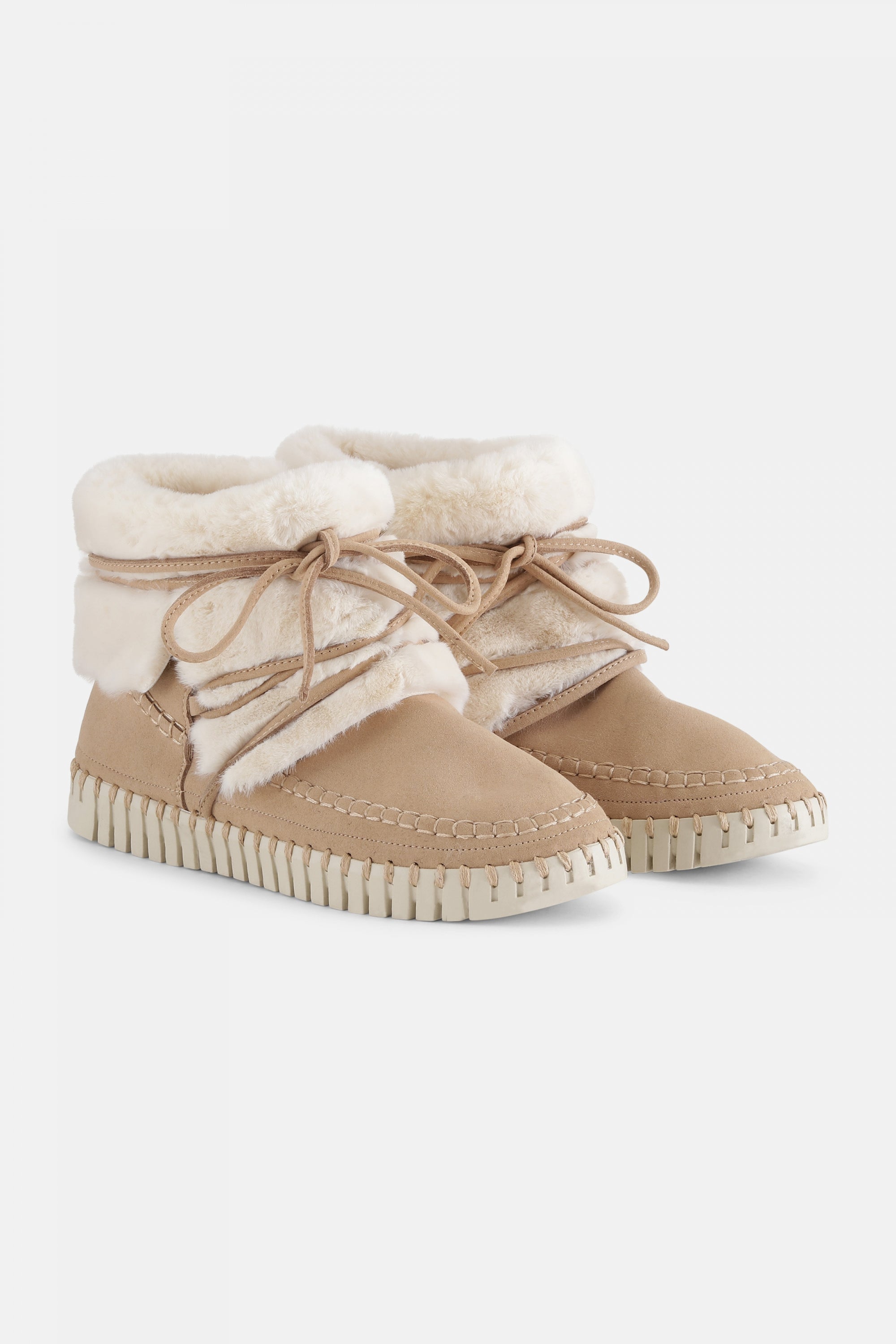 Enkellaarzen TULIP6072 - 110 Latte | Latte | Boots | Ilse Jacobsen