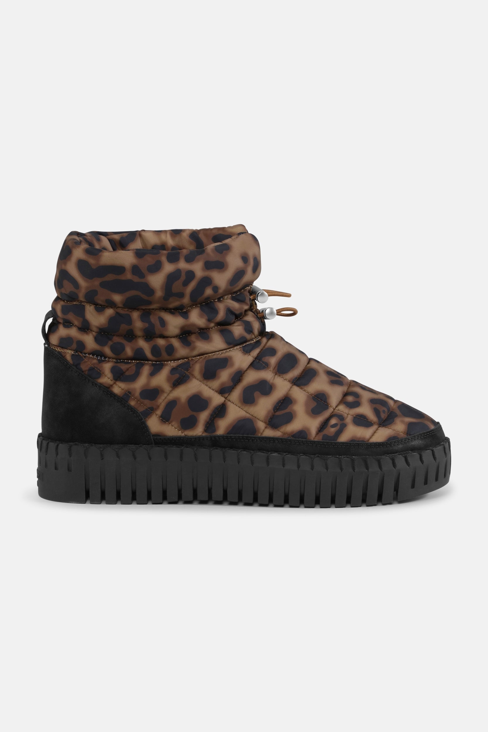 Tulip Gewatteerde Winterlaars TULIP6082 - 263001 Brown Panthera Print Black | Brown Panthera Print Black | Shoes | Ilse Jacobsen