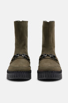 Laarzen TULIP6299 | Deep Olive Black | Boots | Ilse Jacobsen