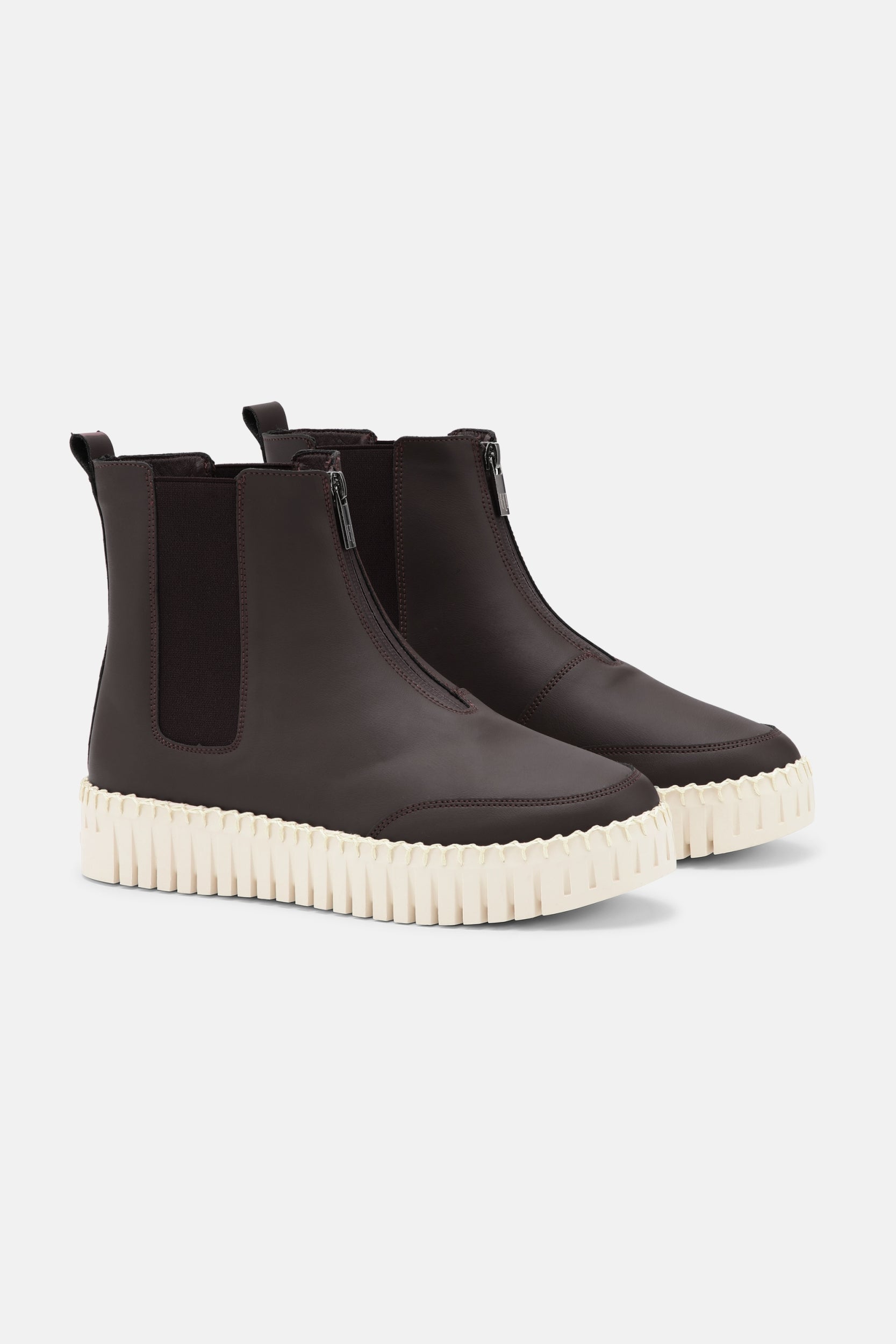 Tulip winterlaarzen met plateauzool TULIP6372 | Brown Black | Boots | Ilse Jacobsen