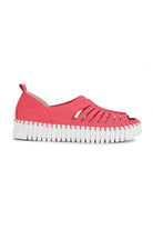 Instapsandalen TULIP9376W witte zool | Viva Magenta | Shoes | Ilse Jacobsen
