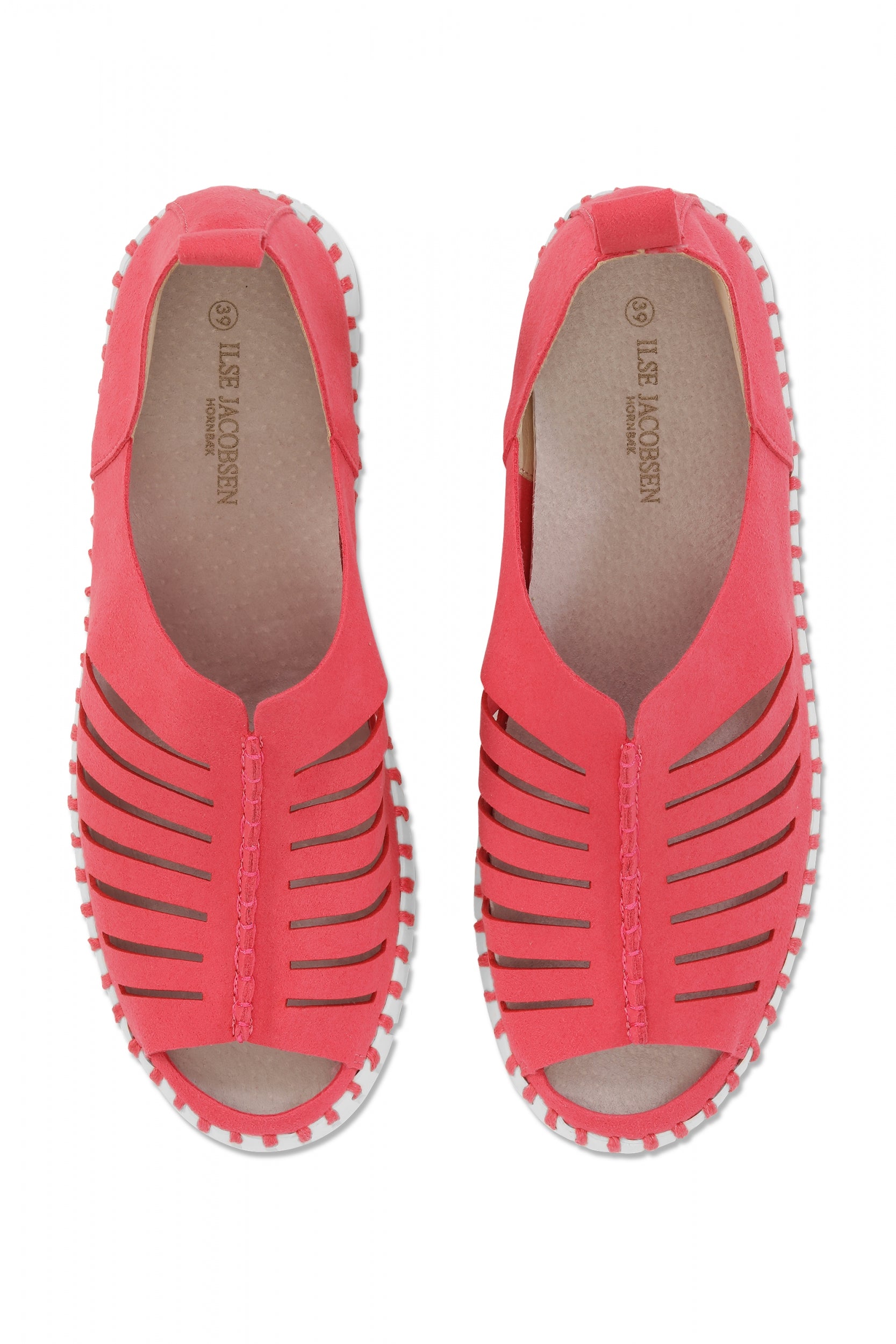 Instapsandalen TULIP9376W witte zool - 309 Viva Magenta | Viva Magenta | Shoes | Ilse Jacobsen
