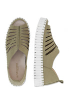 Instapsandalen TULIP9376W witte zool | Army | Shoes | Ilse Jacobsen