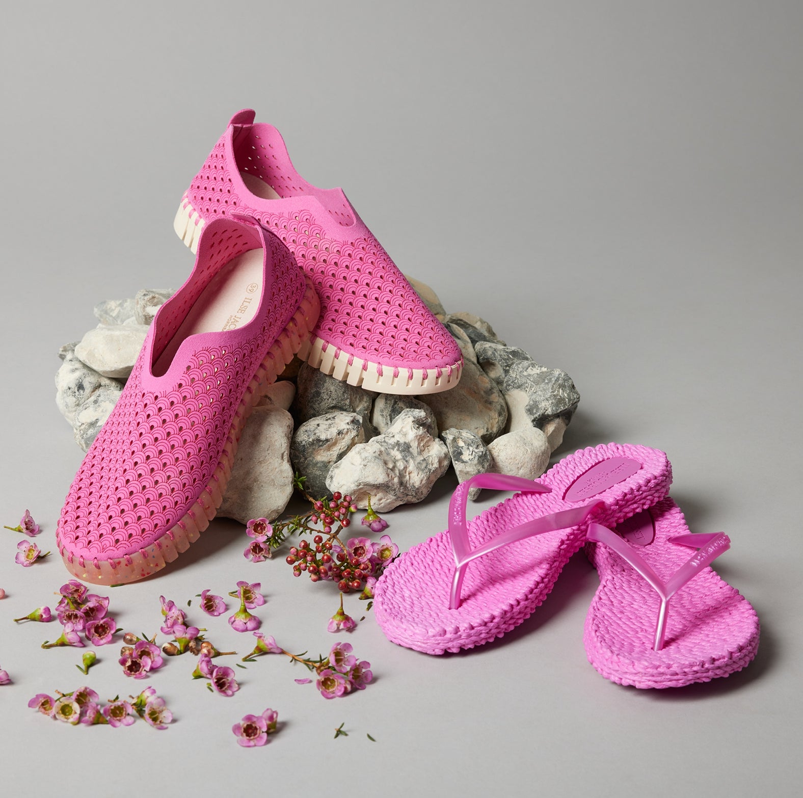 Instappers TULIP3072 gespikkelde zool - 398 Rose Violet | Rose Violet | Shoes | Ilse Jacobsen