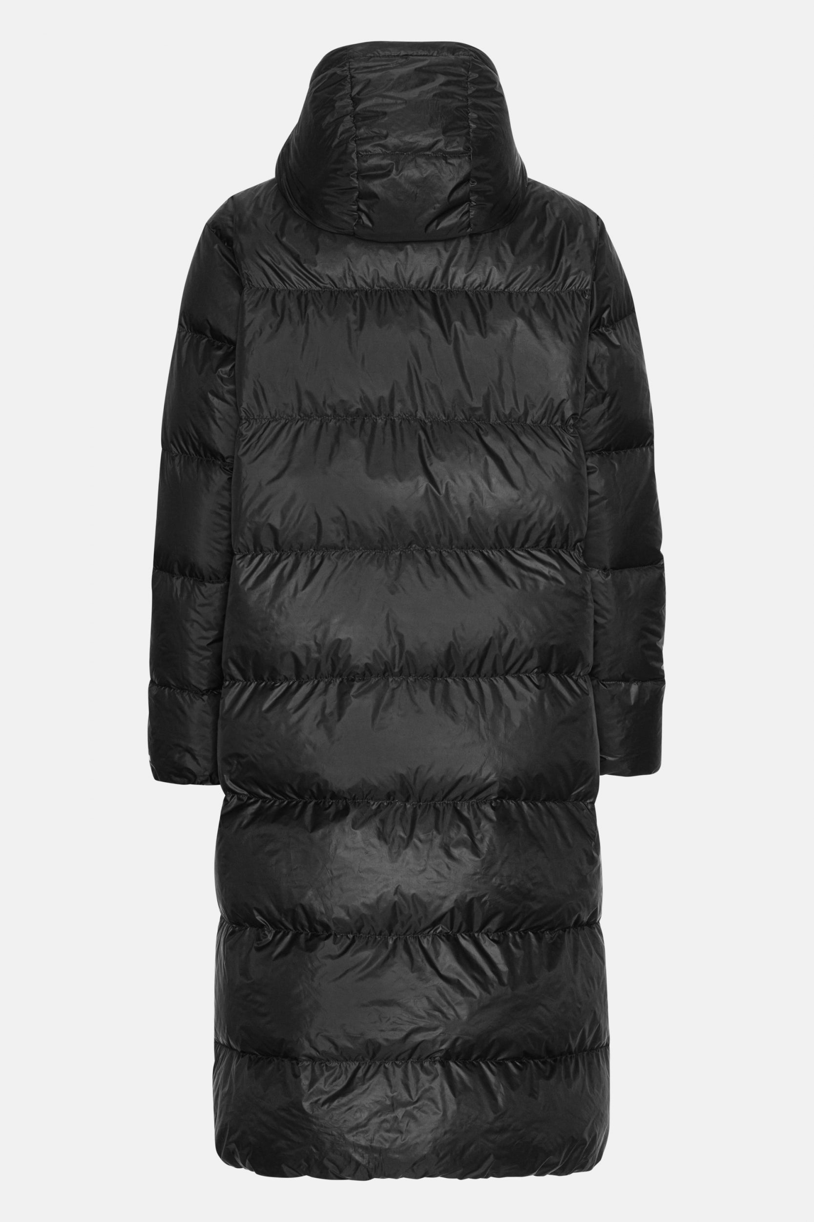 Lange Donzen Winterjas WALK11 - Black 001 | Black | Coat | Ilse Jacobsen