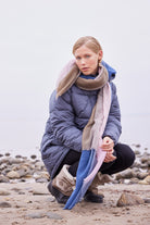Dip Dye Sjaal WOOCA01 | Mauv Dip Dye | Scarf | Ilse Jacobsen