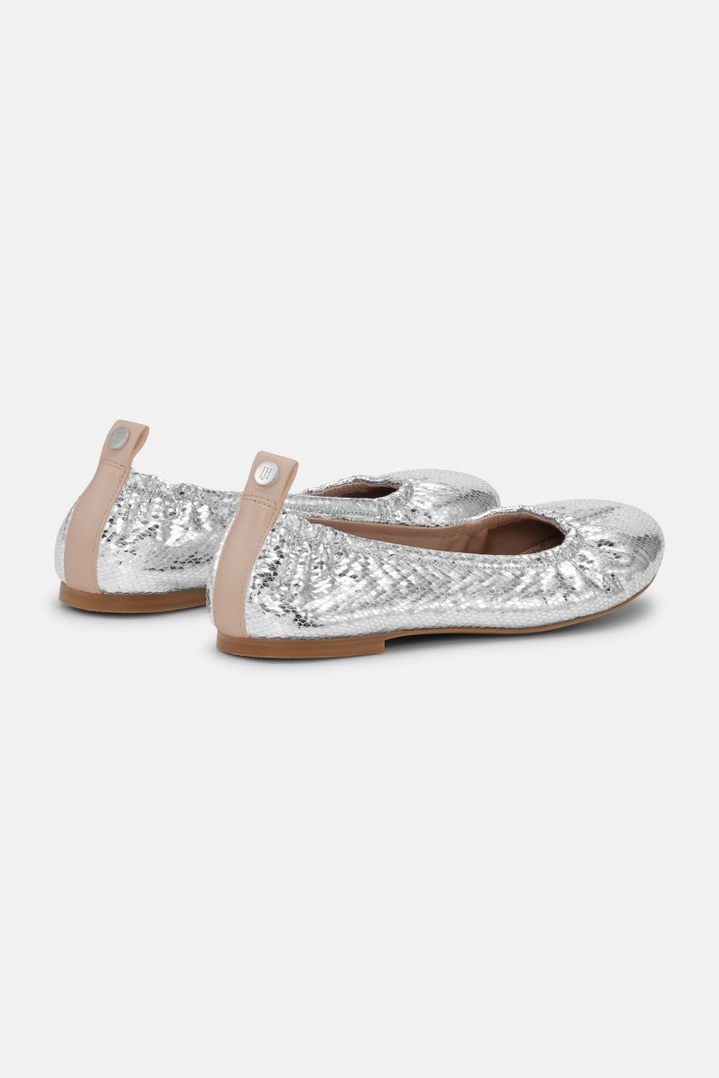 Ballarina Metallic PANORA01 | Silver Taupe | Shoes | Ilse Jacobsen