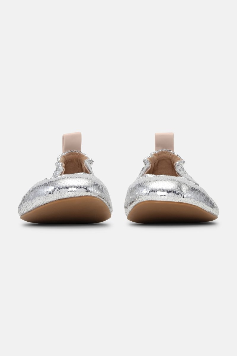 Ballarina Metallic PANORA01 | Silver Taupe | Shoes | Ilse Jacobsen