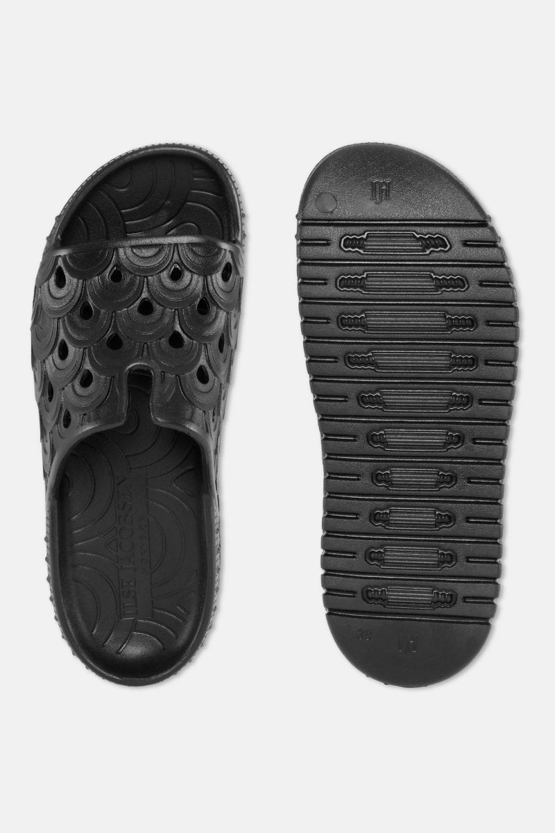 Birch Sandal BIRCH02 | Black | Flip Flop | Ilse Jacobsen