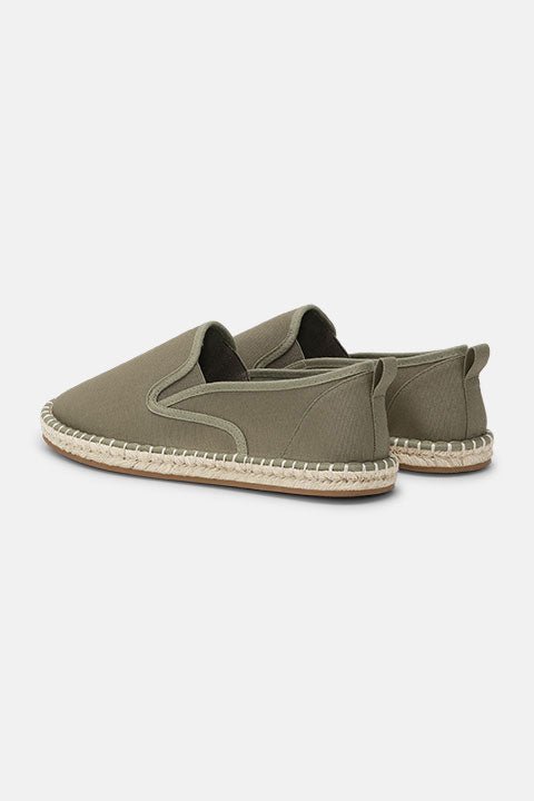 Canvas Espadrille voor Heren CANVASMEN01 | Army Wheat | Shoes | Ilse Jacobsen