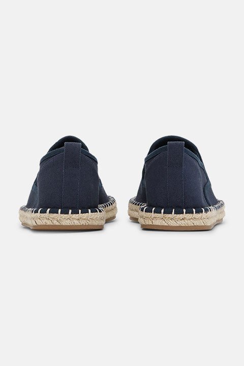 Canvas Espadrille voor Heren CANVASMEN01 | Dark Indigo Wheat | Shoes | Ilse Jacobsen
