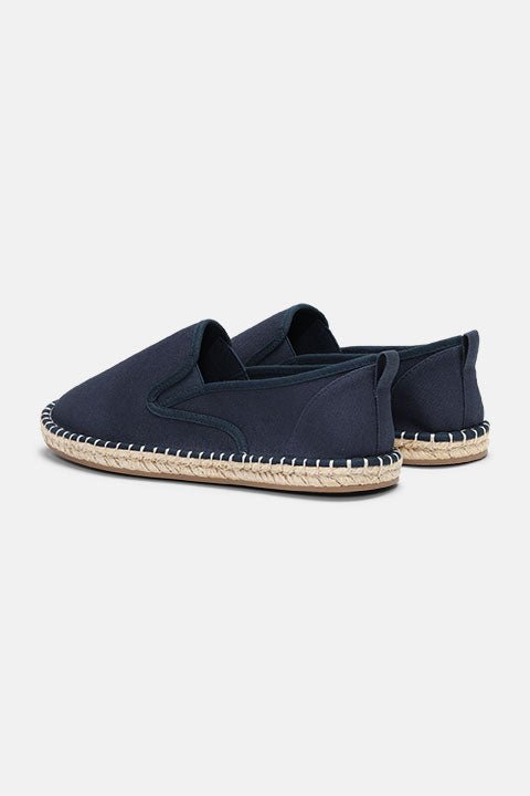 Canvas Espadrille voor Heren CANVASMEN01 | Dark Indigo Wheat | Shoes | Ilse Jacobsen