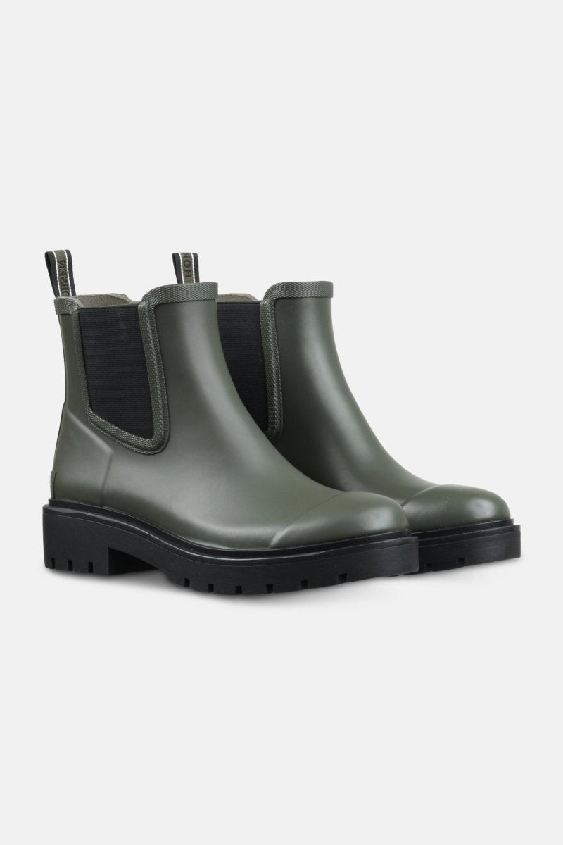 Chelsea regenlaarzen RUBSTEP02 | Army Black | Shoes | Ilse Jacobsen