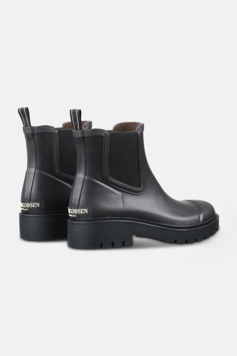 Chelsea regenlaarzen RUBSTEP02 | Brown Black | Shoes | Ilse Jacobsen