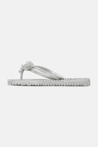 Slippers met Bloemen CHEERFUL18F | Silver | Shoes | Ilse Jacobsen