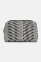 Gebreide Makeup Tas KNITTY02 | Milk Creme Black | Accessories | Ilse Jacobsen