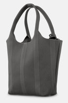 Gebreide tas KNITTY01 | Black metal | Bag | Ilse Jacobsen