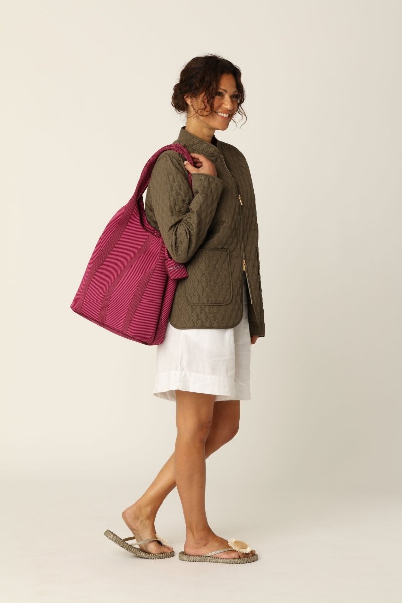 Gebreide Tas KNITTY01 | Opera Mauve Magenta Haze | Accessories | Ilse Jacobsen