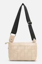 Gevlochten Cross-Body Tas CHIP12 | Platin | Bag | Ilse Jacobsen