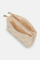 Gevlochten Cross-Body Tas CHIP12 | Platin | Bag | Ilse Jacobsen