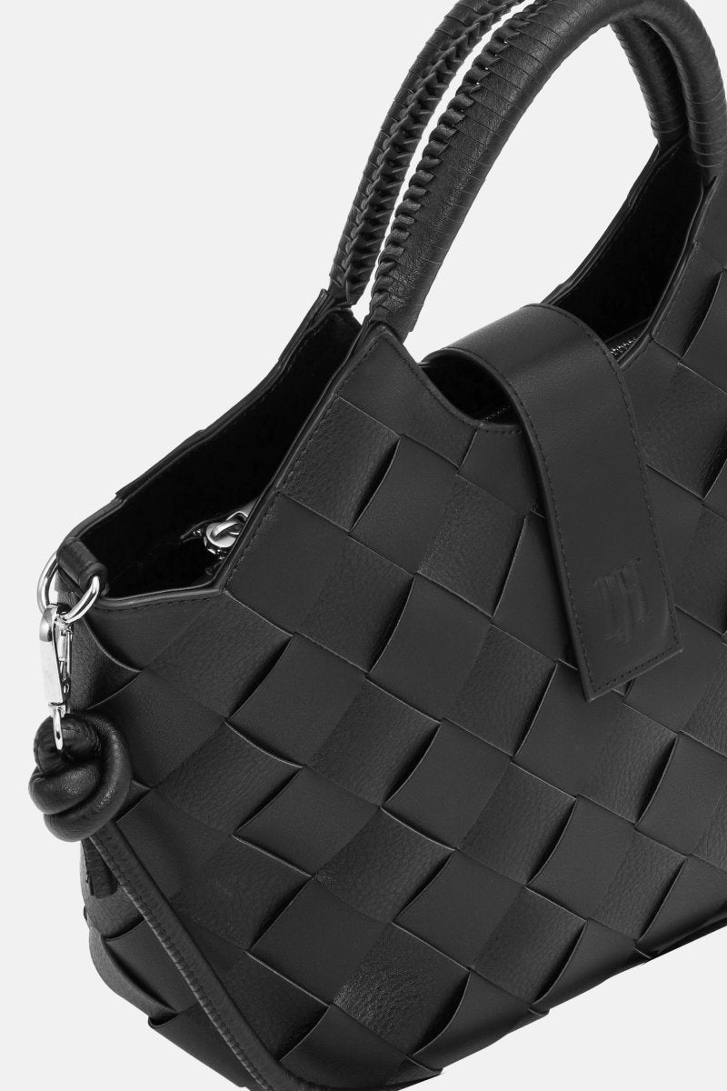 Gevlochten Handtas CHIP14 | Black | Accessories | Ilse Jacobsen