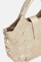 Gevlochten Handtas CHIP14 | Platin | Accessories | Ilse Jacobsen