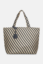 Gevlochten Tas BAG06CMAXI | True Navy Platin | Bag | Ilse Jacobsen