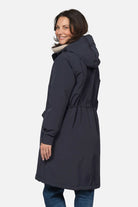 Gevoerde regenparka DASHRAIN01 | Dark Indigo | Jacket | Ilse Jacobsen