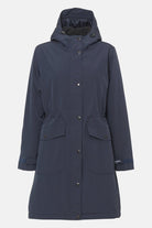 Gevoerde regenparka DASHRAIN01 | Dark Indigo | Jacket | Ilse Jacobsen