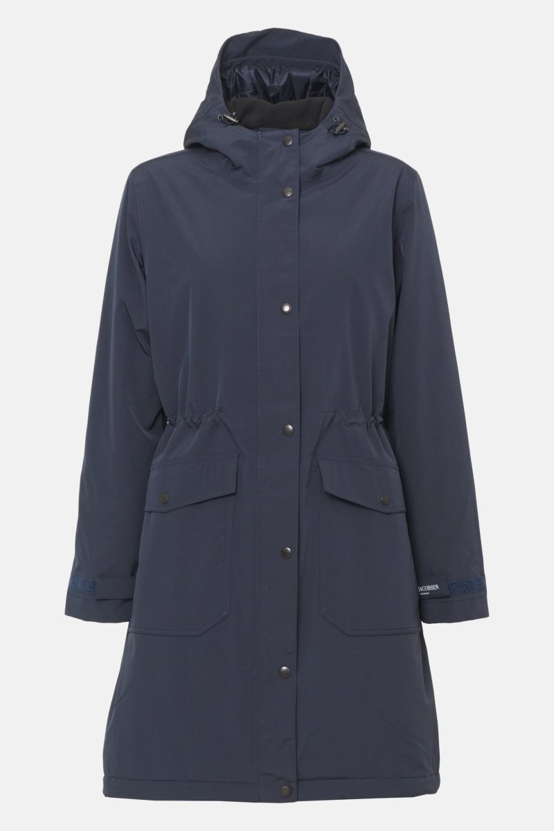 Gevoerde regenparka DASHRAIN01 | Dark Indigo | Jacket | Ilse Jacobsen