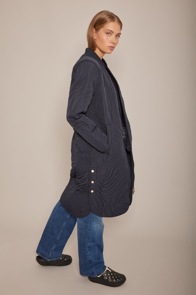 Gewatteerd Jack DUNE06 | Dark Indigo | Coat | Ilse Jacobsen